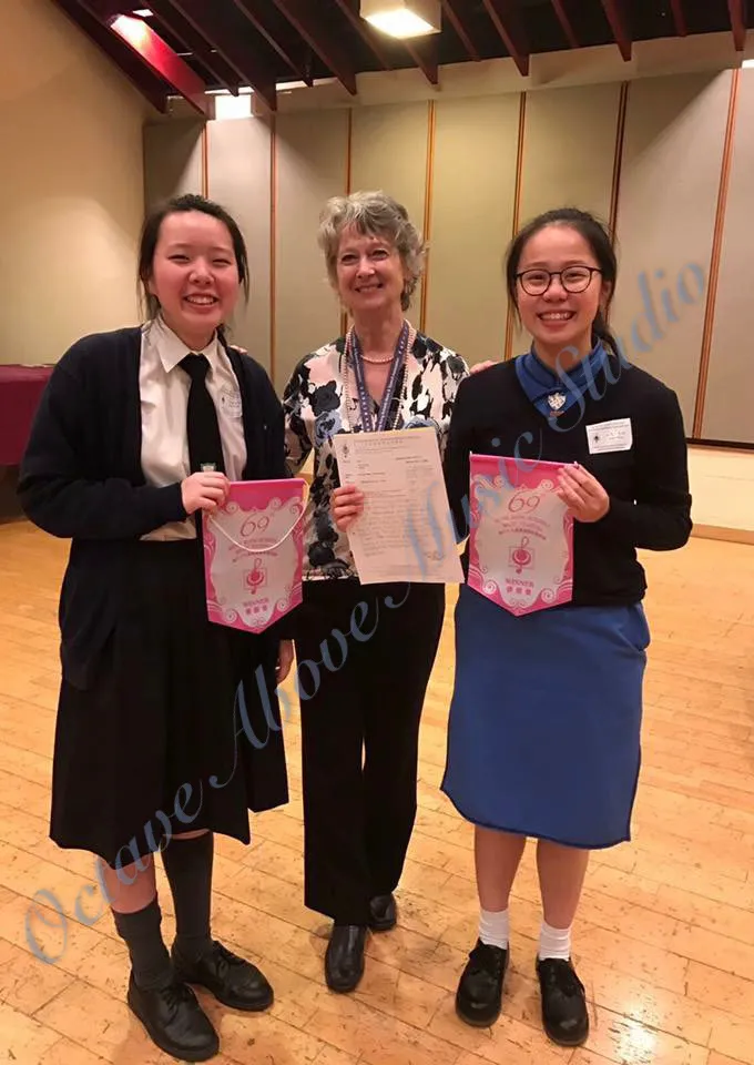 第69屆香港學校音樂節（鋼琴四手聯彈，高級組）：冠軍